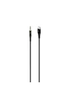 Aux - USB-C Ses Kablosu 100cm Siyah