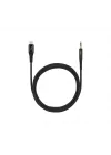 Aux - USB-C Ses Kablosu 100cm Siyah