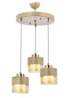 AV-60193-3T-KRM Krem Boyalı Modern Avize E27 Metal Cam 40cm