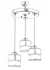 AV-60193-3T-KRM Krem Boyalı Modern Avize E27 Metal Cam 40cm