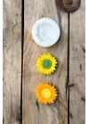Ayçiçeği Tekli Mum Kalıbı (Silikon) (1 Adet)
