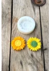 Ayçiçeği Tekli Mum Kalıbı (Silikon) (1 Adet)