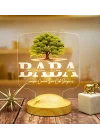 Babalar Günü Hediyesi, Babaya Hediye, Baba, Evimizin Çınarı Hediyesi, Renkli İsim Yazılı Kişiye Özel 3D Led Lamba
