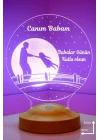 Babalar günü Hediyesi, Canım Babam Kız Figürlü Babalar Günü Hediyesi Led Lamba