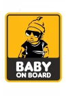 Baby On Board Arabada Bebek Var Sticker 14CM