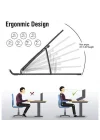 BakGelAl 7 Kademeli Ayarlı Katlanabilir Laptop Tablet Standı Siyah