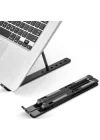 BakGelAl 7 Kademeli Ayarlı Katlanabilir Laptop Tablet Standı Siyah