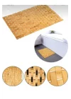 Bambu Banyo Paspası - Kaymaz Taban - Duş Paspası 40 x 60 cm