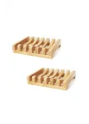Bambu Sabun Standı, Bambu Sabunluk, Bambu Sabun Kutusu Bej