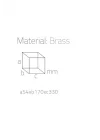 Banyo Tepsisi Cam/Antik 54X170X330 Mm