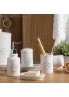 BARNES 5Lİ KUTULU BANYO SETİ BEYAZ