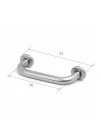 Basic Tutunma Barı 30 cm Paslanmaz Çelik 32 mm Banyo Engelli Tutamağı