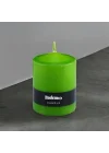 Baton Mum Yeşil Silindir Dekoratif Mumu Kandil Hediyelik Fitilli Mumlar Şamdan Kokusuz 6 x 8 cm