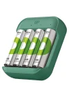 Batteries B423 USB Pil Şarj Cihazı 4 Adet 2600 AA Kalem Pilli Set