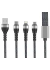 Bax 3 in 1 Usb Kablo 1.2M Siyah