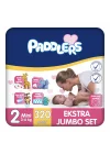 Bebek Bezi 2 Numara Mini (3-6 Kg) 320 Adet – Ekstra Jumbo Set
