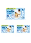 Bebek Bezi 3D Juniorplus 5+ Beden Fırsat Paketi 44 Adet