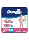 Bebek Bezi 5 Numara Junior (11-18 Kg) 104 Adet – 2’li Jumbo Set
