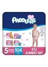 Bebek Bezi 5 Numara Junior (11-18 Kg) 104 Adet – 2’li Jumbo Set