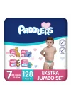 Bebek Bezi 7 Numara XX-Large (20-30 Kg) 128 Adet – Ekstra Jumbo Set