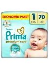 Bebek Bezi Premium Care 1 Numara 70 Adet Yenidoğan Ekonomik Paket