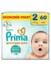 Bebek Bezi Premium Care 2 Numara 60 Adet Ekonomik Paket