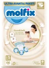 Bebek Bezi Pure&Soft Junior 5 Beden Aylık Paket 66 Adet