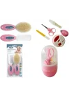 Bebek Naturel Fırça Tarak +Tırnak Bakım Seti