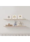 Bebek Odasına Özel Minimal Gökkuşağı Tasarımlı Çerçeve
