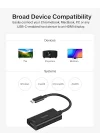 Belkin USB-C - HDMI 2.1 adaptörü, 11 cm kablo, 60 Hzde 8K, 120 Hzde 4K, HDR, HBR3, DSC, HDCP 2.2, USB-IF, MacBook, iPad Pro gibi USB-C cihazlar için