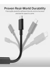 Belkin USB-C - HDMI 2.1 adaptörü, 11 cm kablo, 60 Hzde 8K, 120 Hzde 4K, HDR, HBR3, DSC, HDCP 2.2, USB-IF, MacBook, iPad Pro gibi USB-C cihazlar için