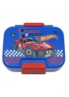 Bento 1030ml Lunchbox HotWheels Lisanslı Tek Katlı 2 Bölmeli Paslanmaz Çelik Sefer Tası Yemek Kutu