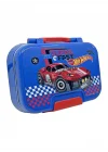 Bento 1030ml Lunchbox HotWheels Lisanslı Tek Katlı 2 Bölmeli Paslanmaz Çelik Sefer Tası Yemek Kutu