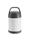 Bentopia Paslanmaz Çelik Yemek Termosu - 560 ml- Bebek Mama Saklama Termosu (Beyaz)