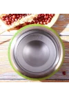 Bentopia Paslanmaz Çelik Yemek Termosu - 560 ml- Bebek Mama Saklama Termosu (Beyaz)