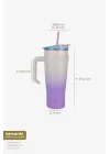 Bernardo Alto Pipetli Termos Bardak Pembe 1000Ml