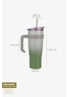Bernardo Alto Pipetli Termos Bardak Yeşil 1000Ml