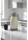 Bernardo Grandio Çelik Termos Krem 2 Litre