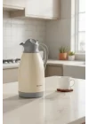 Bernardo Grandio Çelik Termos Krem 2 Litre