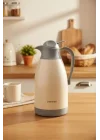 Bernardo Grandio Çelik Termos Krem 2 Litre