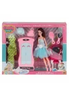 Mey İthalat® 02453 Cindy Doll Dolaplı Makyaj Masalı Bebek -Oydaş Oyuncak