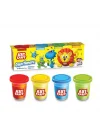Mey İthalat® 03281 Art Craft 4lü OYUN HAMURU / 488 gr