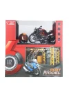 Mey İthalat® 1/12 Motosiklet Gustav PB 3R Sesli ve Işıklı