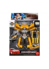 Mey İthalat® 1:24 Sesli ve Işıklı Dönüşebilen Robot 22 cm
