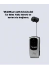 Mey İthalat® 10 Saat Konuşma Süreli Klipsli Bluetooth Kulaklık