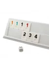 Mey İthalat® 1010211 Platin Plastik Okey Takımı -Starokey