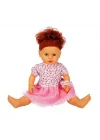 Mey İthalat® 1060011 Lila Sesli Saçlı Et Bebek 60 cm