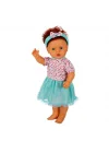 Mey İthalat® 1060011 Lila Sesli Saçlı Et Bebek 60 cm