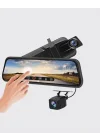 Mey İthalat® 1080P Çift Kameralı Dokunmatik Dikiz Aynası G Sensörlü
