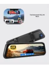 Mey İthalat® 1080P Çift Kameralı Dokunmatik Dikiz Aynası G Sensörlü